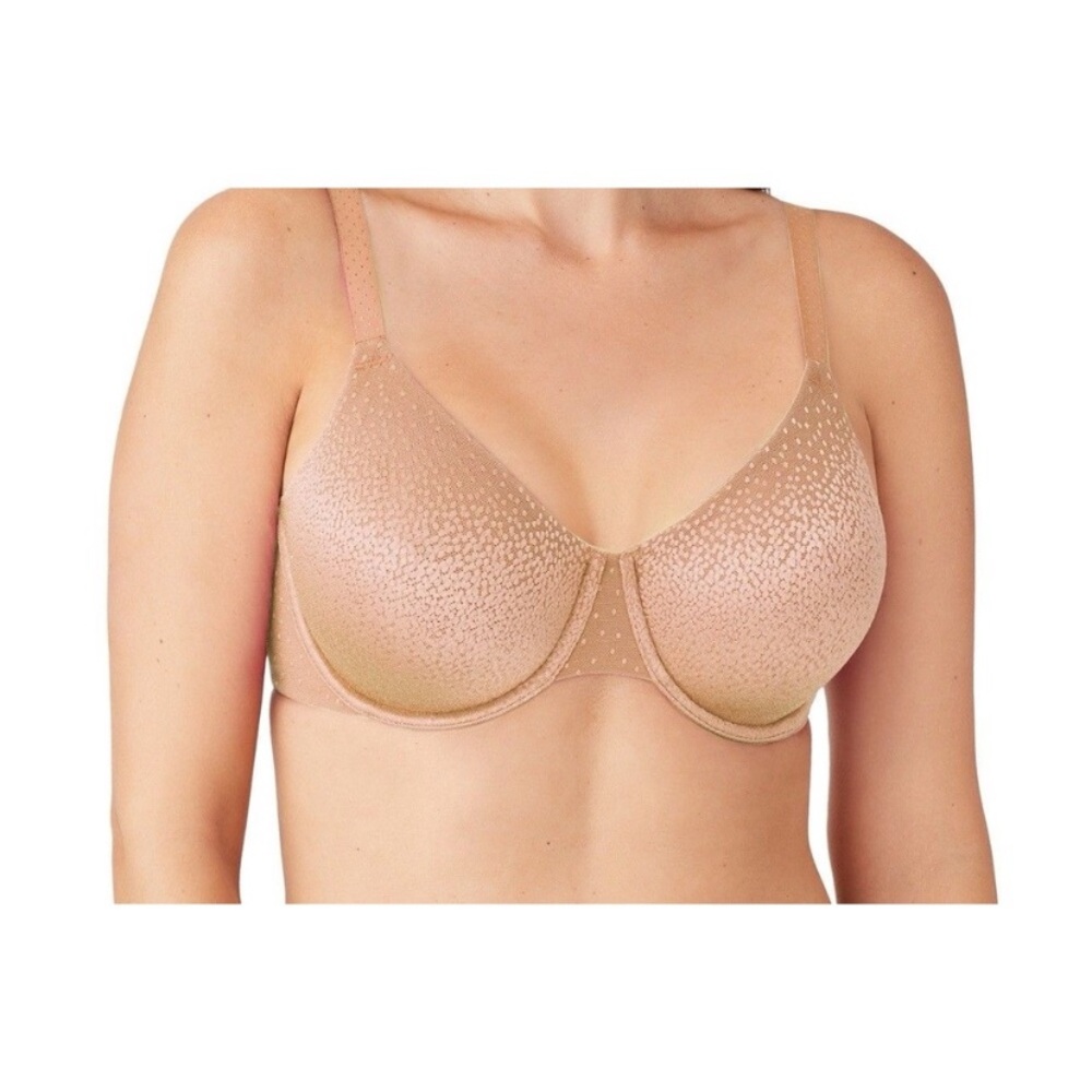 Wacoal 855303 Back Appeal Unline Tan Full Coverage Bra Underwire Size 38C